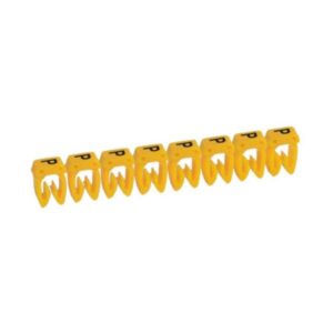 Marcador para Cable 14-12AWG (2.5-4mm) rollo x 1000 und letras, EC-1-P