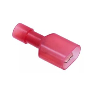 Terminal tipo macho totalmente aislado rojo 22-16AWG x 100und, RM250FLP, Starker
