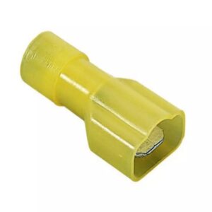 Terminal tipo macho totalmente aislado amarillo 12-10AWG x 100und, YM250FLP, Starker