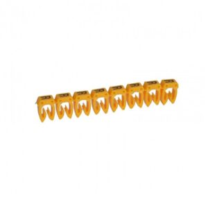 Marcador para Cable 14-12AWG (2.5-4mm) rollo x 1000 und letras, EC-1-R