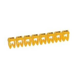 Marcador para Cable 14-12AWG (2.5-4mm) rollo x 1000 und letras, EC-1-T