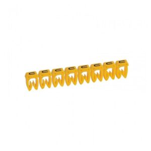 Marcador para Cable 14-12AWG (2.5-4mm) rollo x 1000 und letras, EC-1-U