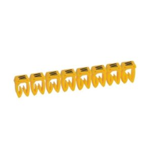 Marcador para Cable 14-12AWG (2.5-4mm) rollo x 1000 und letras, EC-1-W