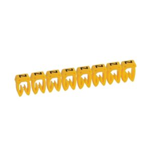Marcador para Cable 14-12AWG (2.5-4mm) rollo x 1000 und letras, EC-1-Z