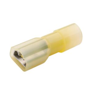 Terminal tipo hembra totalmente aislado amarillo 12-10AWG x 100und, YF250FLP, Starker