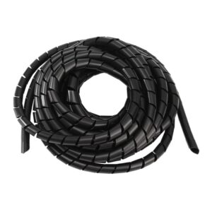 Espiral negro para cable bolsa de 12mm x 10m, HT-12, Hont