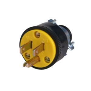 Enchufe Amarillo Redondo 2P+T 15A-220V, A-021, Star Electric