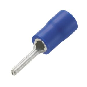Terminal tipo pin aislado 16-14AWG azul x 100und, PIN2, Starker