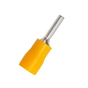 Terminal Tipo Pin Aislado 12-10AWG c/amarillo x 100und, PIN5.5, Starker