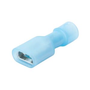 Terminal tipo hembra totalmente aislado azul 16-14AWG x 100und, BF250FLP, Starker