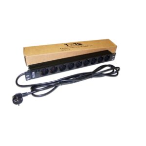Supresor de Picos 8 Tomas 16A, 250VAC, 4000W, TWT-PDU19-16A8P