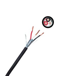 Cable de instrumentación apantallado 1x3x18AWG 300V 90°C libre de halógeno UL Ramcro MAS3705HEEXO-UL13