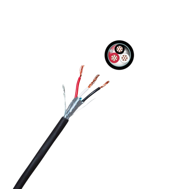 Cable de instrumentación apantallado 1x3x18AWG 300V 90°C libre de halógeno UL Ramcro MAS3705HEEXO-UL13