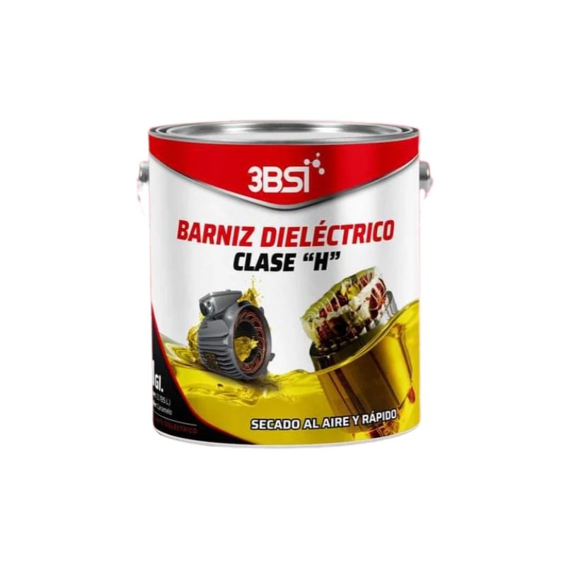 Barniz dieléctrico clase H" secado al aire color caramelo x 3,785 Litros (Galón), 3BSI