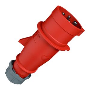 Enchufe industrial aéreo 3x32A+T, 415V IP44, 264, Mennekes