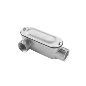 Caja condulet de aluminio tipo LB, 1", OLB-0093-C, Rawelt