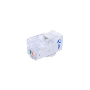 Jack Keystone Cat3 RJ11 6P4C LT-311-W (Kit: Lt-2p / Lt-311-W / Lt-458-B), LT-311-W, LT USA