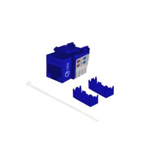 Jack cat6 RJ45 color azul (Kit: Lt-2p / Lt-311-W / Lt-458-B), LT-458-B, LT USA