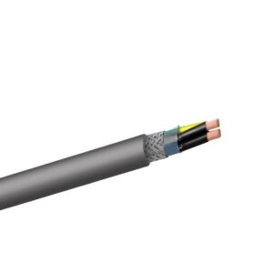 Cable De Control Apantallado 3x034mm2 (3x22awg) Gris 300/500v, OPVC