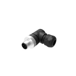 Conector M12 acodado 4 pines M12 macho, PB-M12A-04P-MM-SR7001, Degson