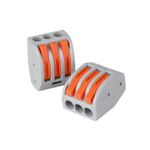 Bornera de empalme 3 vías 250VAC, 32A, PCT-213