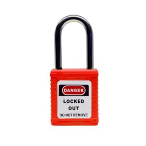 Candado de Seguridad No Aislado Rojo 1-1/2", 2 Llaves (Arco Chico), PDL-38RD100