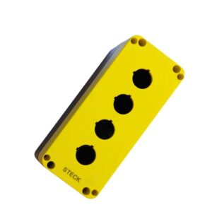 Caja Botonera (Vacía) 4 Pulsadores- 4x22mm, PQ04K, Steck