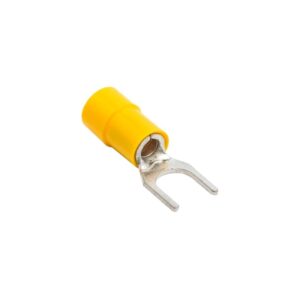Terminal Horquilla/Uña Aislado 5/32" 10-12awg Amarillo X100und, SV5.5-4S