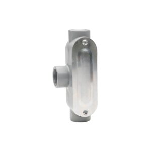 Caja condulet de aluminio tipo T, 1", OT-0092-1, Rawelt