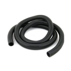 Tubería corrugada c/negro de polietileno PVC 1/4" ranurada abierta, TUB-COR-025-100-RA, Denfort