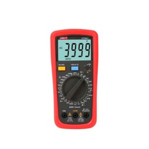 Multímetro digital DC1000V AC750V 10A Resistencia Capacitancia HHE, UT-39A+, Uni-T