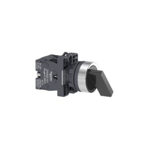 Selector 3 posiciones fijas 2NA 1-0-2 22mm Easy XA2, XA2EJ33, Schneider Electric