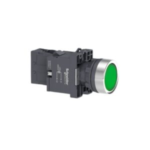 Pulsador Luminoso Verde 220vac 1 No, XA2EW33M1