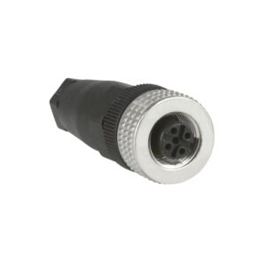 Conector M12 Recto 4 Pines M12 Hembra, XZCC12FDM40B, Telemecanique